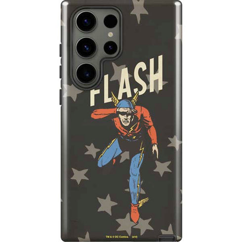 DC Comics The Flash Retro Action Pose Galaxy S23 Ultra Pro Case