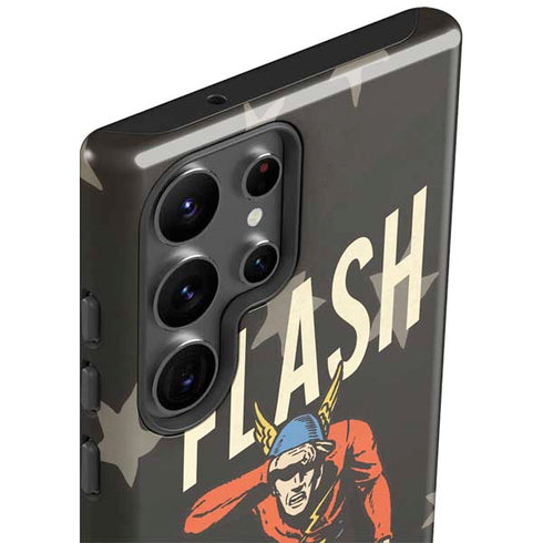 DC Comics The Flash Retro Action Pose Galaxy S23 Ultra Pro Case