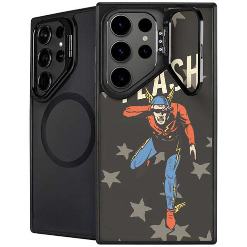DC Comics The Flash Retro Action Pose Galaxy Cases