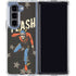 DC Comics The Flash Retro Action Pose Galaxy Z Fold5 5G Clear Case