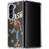 DC Comics The Flash Retro Action Pose Galaxy Z Fold5 5G Clear Case