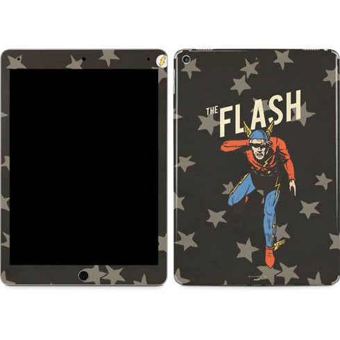 DC Comics The Flash Retro Action Pose iPad Skins