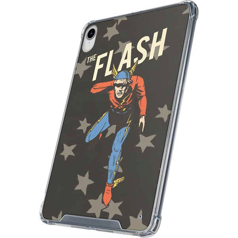 DC Comics The Flash Retro Action Pose iPad 11th Gen (2025) Clear Case