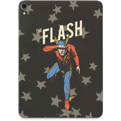 DC Comics The Flash Retro Action Pose Apple iPad Pro Skin