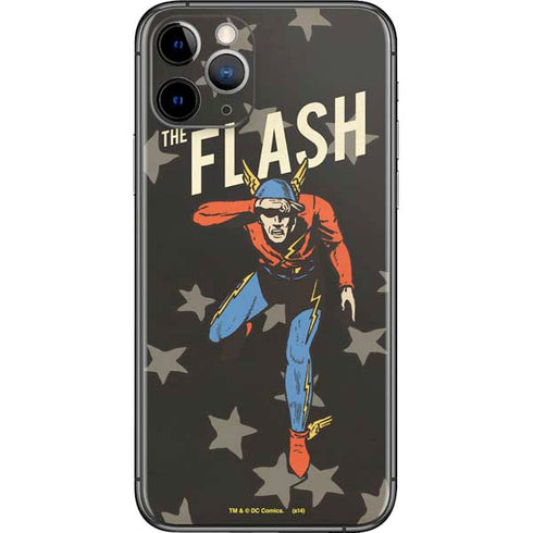 DC Comics The Flash Retro Action Pose iPhone 11 Pro Skin