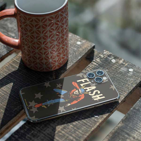 DC Comics The Flash Retro Action Pose iPhone 11 Pro Skin