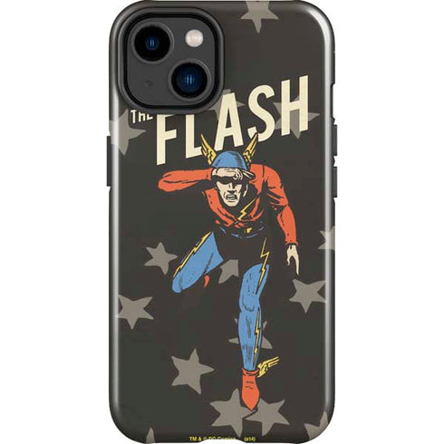 DC Comics The Flash Retro Action Pose iPhone 15 Impact Case