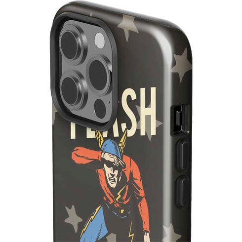 DC Comics The Flash Retro Action Pose iPhone 15 Pro Impact Case