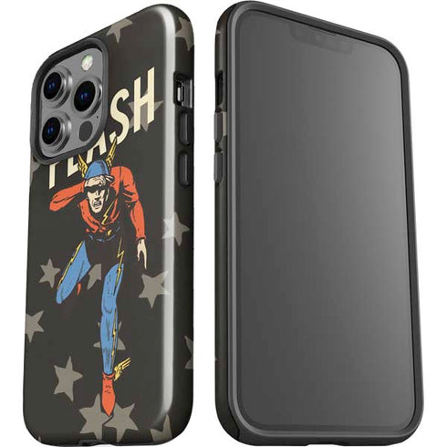 DC Comics The Flash Retro Action Pose iPhone 15 Pro Impact Case