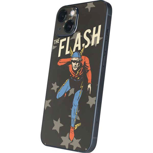 DC Comics The Flash Retro Action Pose iPhone 15 Skin