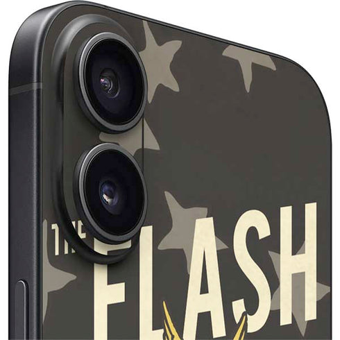 DC Comics The Flash Retro Action Pose iPhone 16 Plus Skin