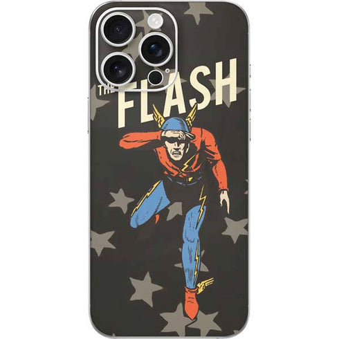DC Comics The Flash Retro Action Pose iPhone 16 Pro Max Skin