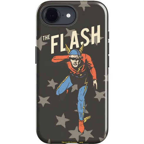 DC Comics The Flash Retro Action Pose iPhone 16e Impact Case