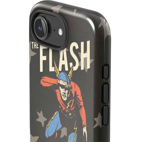DC Comics The Flash Retro Action Pose iPhone 16e Impact Case