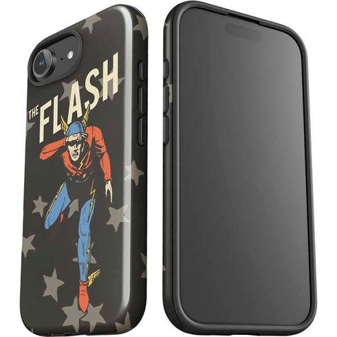 DC Comics The Flash Retro Action Pose iPhone 16e Impact Case