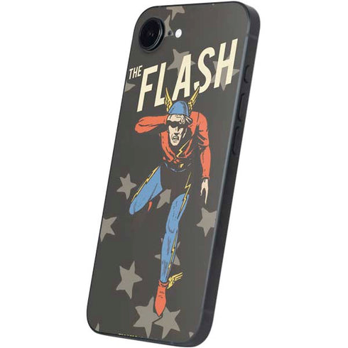 DC Comics The Flash Retro Action Pose iPhone 16e Skin