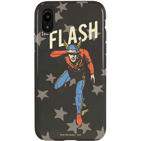 DC Comics The Flash Retro Action Pose iPhone XR Pro Case