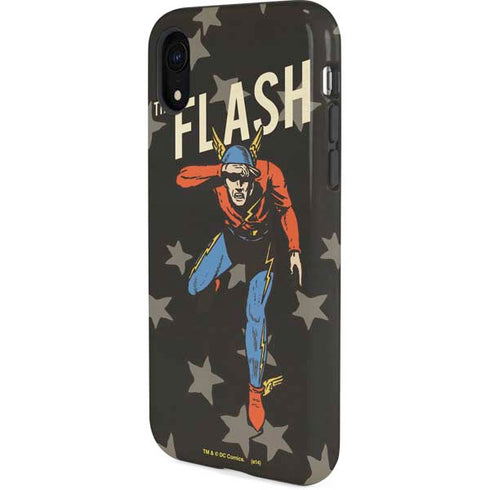 DC Comics The Flash Retro Action Pose iPhone XR Pro Case