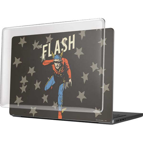 DC Comics The Flash Retro Action Pose MacBook Pro 14in (2021-24) Case plus Skin