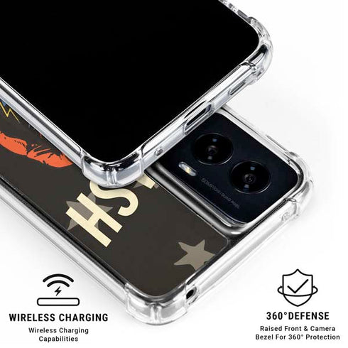 DC Comics The Flash Retro Action Pose Moto G Power 5G (2024) Clear Case