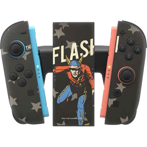 DC Comics The Flash Retro Action Pose Nintendo Switch 2 (2025) Joy-Con Controller Skin