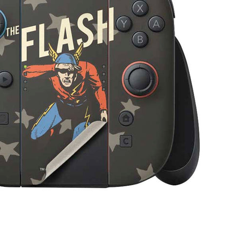 DC Comics The Flash Retro Action Pose Nintendo Switch 2 (2025) Joy-Con Controller Skin