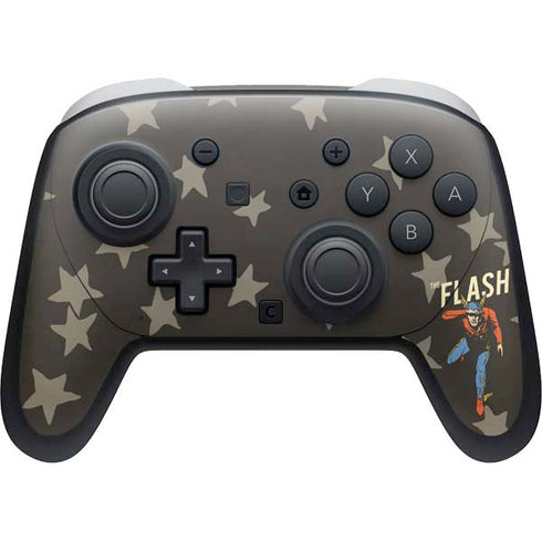 DC Comics The Flash Retro Action Pose Nintendo Switch 2 (2025) Pro Controller Skin