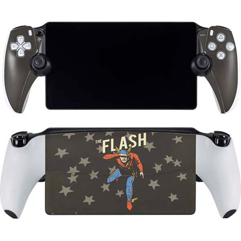 DC Comics The Flash Retro Action Pose PlayStation PS5 Skins