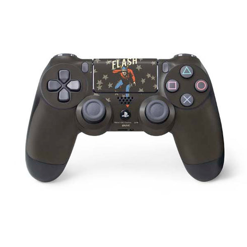 DC Comics The Flash Retro Action Pose PS4 Controller Skin