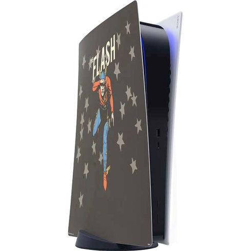 DC Comics The Flash Retro Action Pose PlayStation PS5 Skins