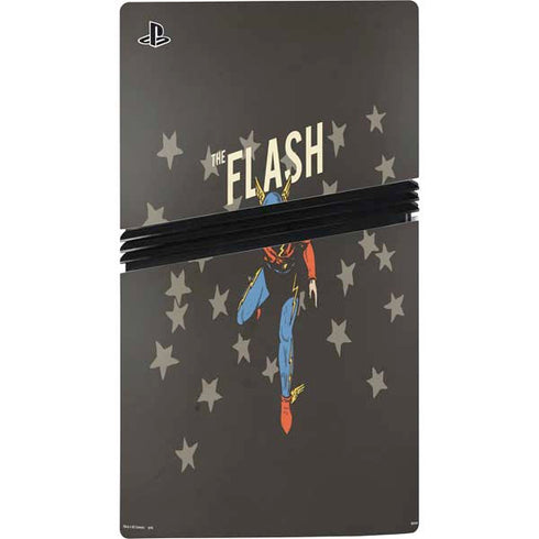 DC Comics The Flash Retro Action Pose PS5 Pro Bundle Skin