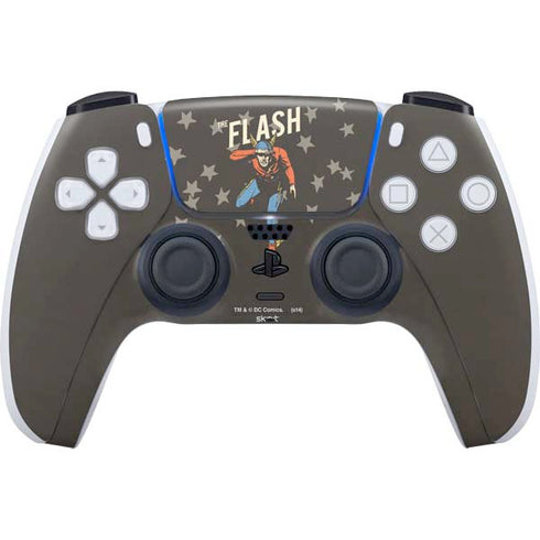 DC Comics The Flash Retro Action Pose PlayStation PS5 Skins