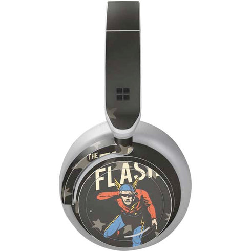DC Comics The Flash Retro Action Pose Surface Headphones Skin