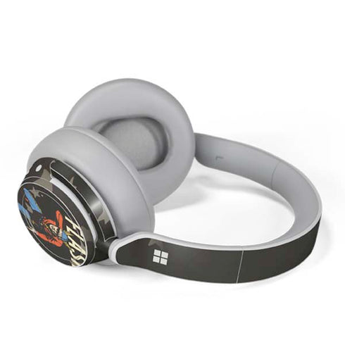 DC Comics The Flash Retro Action Pose Surface Headphones Skin