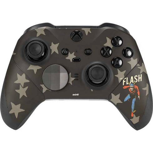 DC Comics The Flash Retro Action Pose Xbox Elite Wireless Controller Series 2 Skin