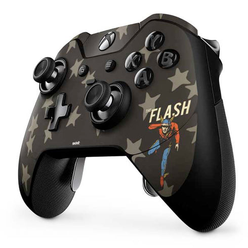 DC Comics The Flash Retro Action Pose Xbox One Elite Controller Skin