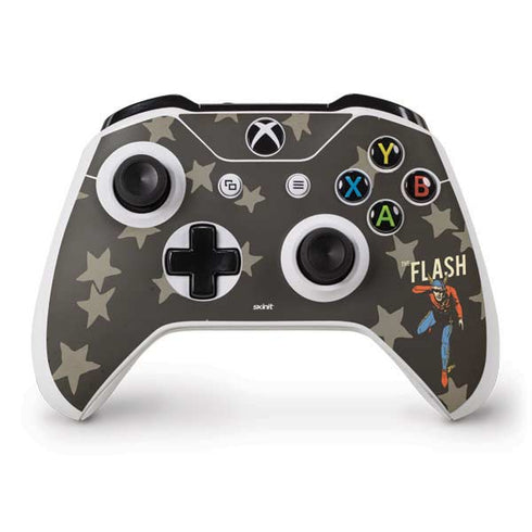 DC Comics The Flash Retro Action Pose Xbox One S Controller Skin