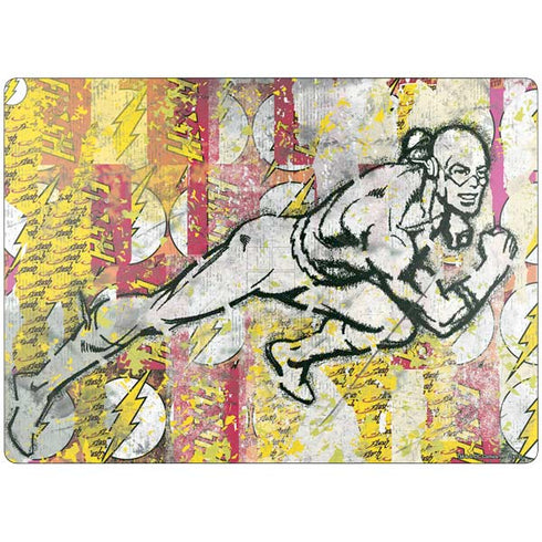 DC Comics The Flash Retro Abstract Running Pose Surface Laptop 7 15in Skin