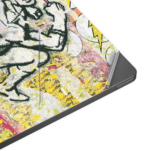 DC Comics The Flash Retro Abstract Running Pose Surface Laptop 7 15in Skin