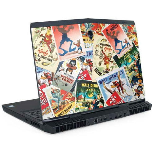 Disney Friends Retro Goofy Stamps Art Dell Alienware Skin