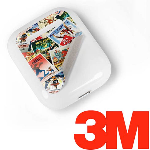 Disney Friends Retro Goofy Stamps Art Apple AirPods Skin