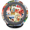 Disney Friends Retro Goofy Stamps Art Fast Charge Wireless Charging Stand Skin