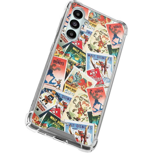 Disney Friends Retro Goofy Stamps Art Galaxy A16 5G Clear Case