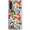 Disney Friends Retro Goofy Stamps Art Galaxy A17 Clear Case