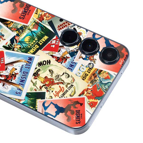Disney Friends Retro Goofy Stamps Art Galaxy A36 5G Skin