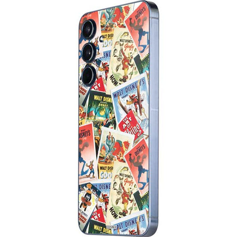 Disney Friends Retro Goofy Stamps Art Galaxy A55 5G Skin