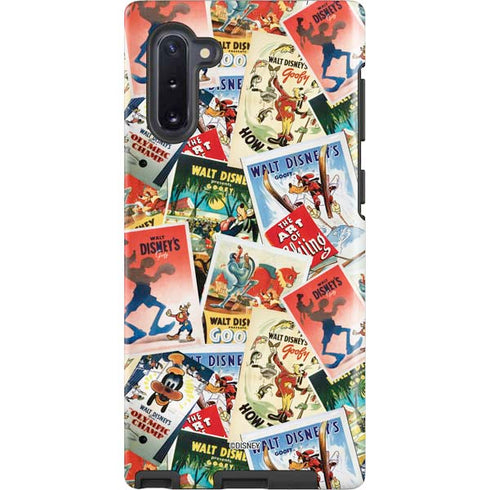 Disney Friends Retro Goofy Stamps Art Galaxy Cases