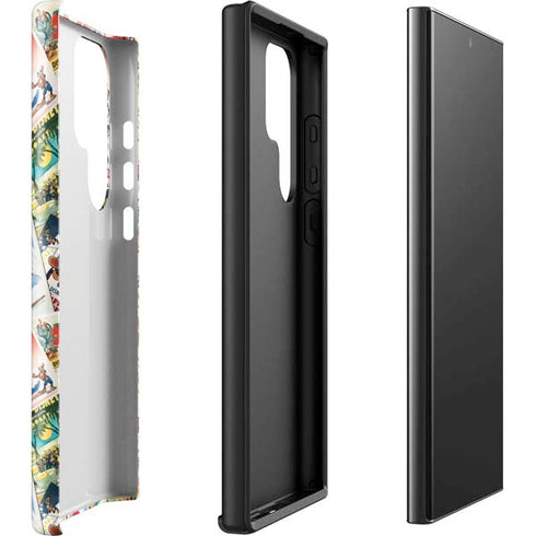 Disney Friends Retro Goofy Stamps Art Galaxy S23 Ultra Pro Case