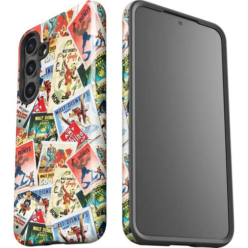 Disney Friends Retro Goofy Stamps Art Galaxy S25 Impact Case