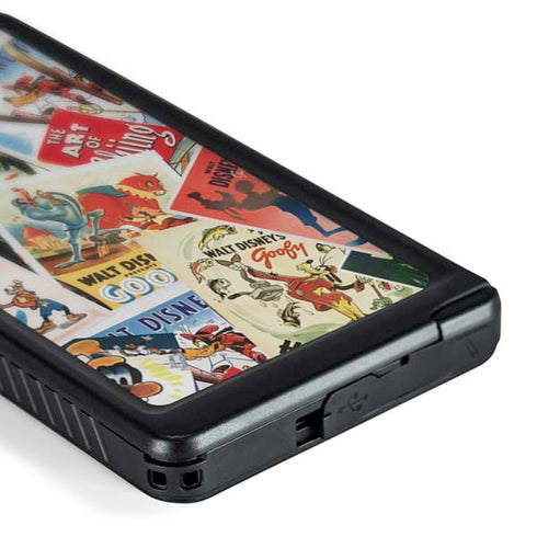 Disney Friends Retro Goofy Stamps Art Galaxy S24 Ultra Waterproof Case